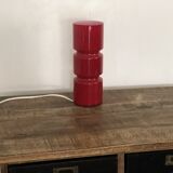 Red glass lamp