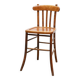 Chaise de bar vintage en bois par les éditions Luterma