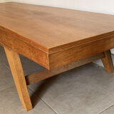 Vintage coffee table from the 60s in oak