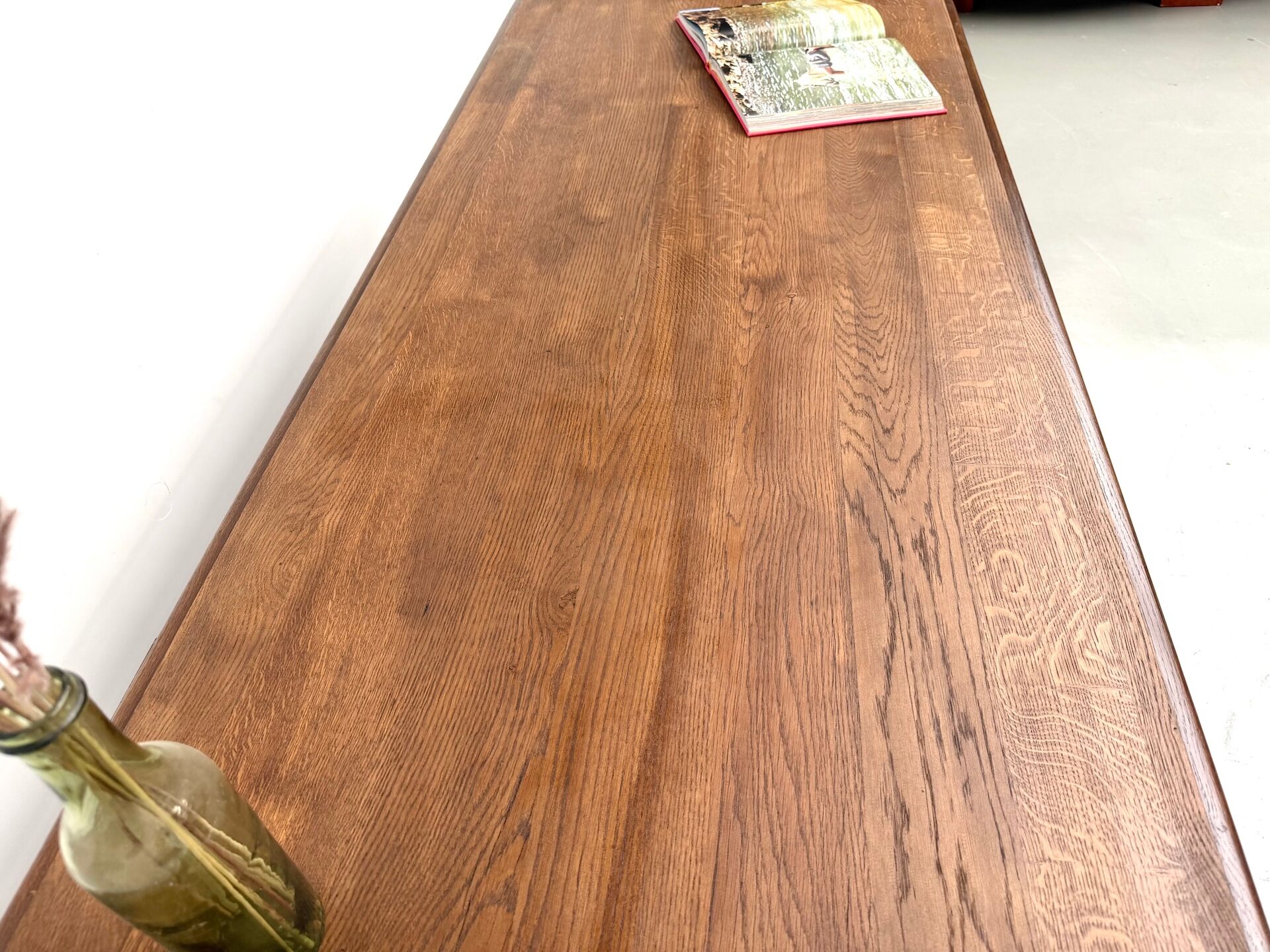 Table de ferme bourgeoise en chêne, années 50