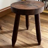 Lot 4 tabourets tripodes