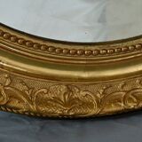 Large Gilded Wood Mirror, Louis XV Style – Part 2 of the 19th Century