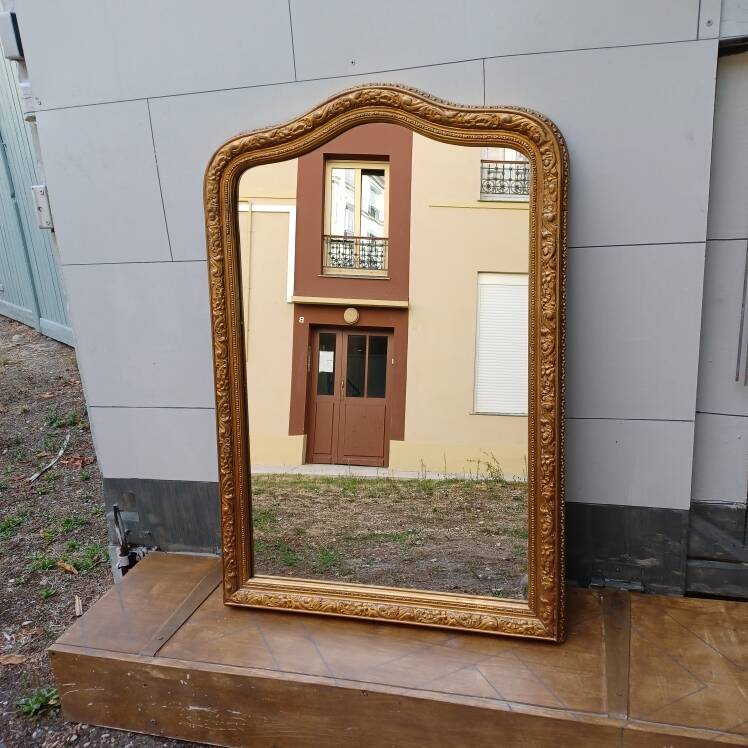 Cm x miroir louis-philippe dore ( 95cmx 65cm )