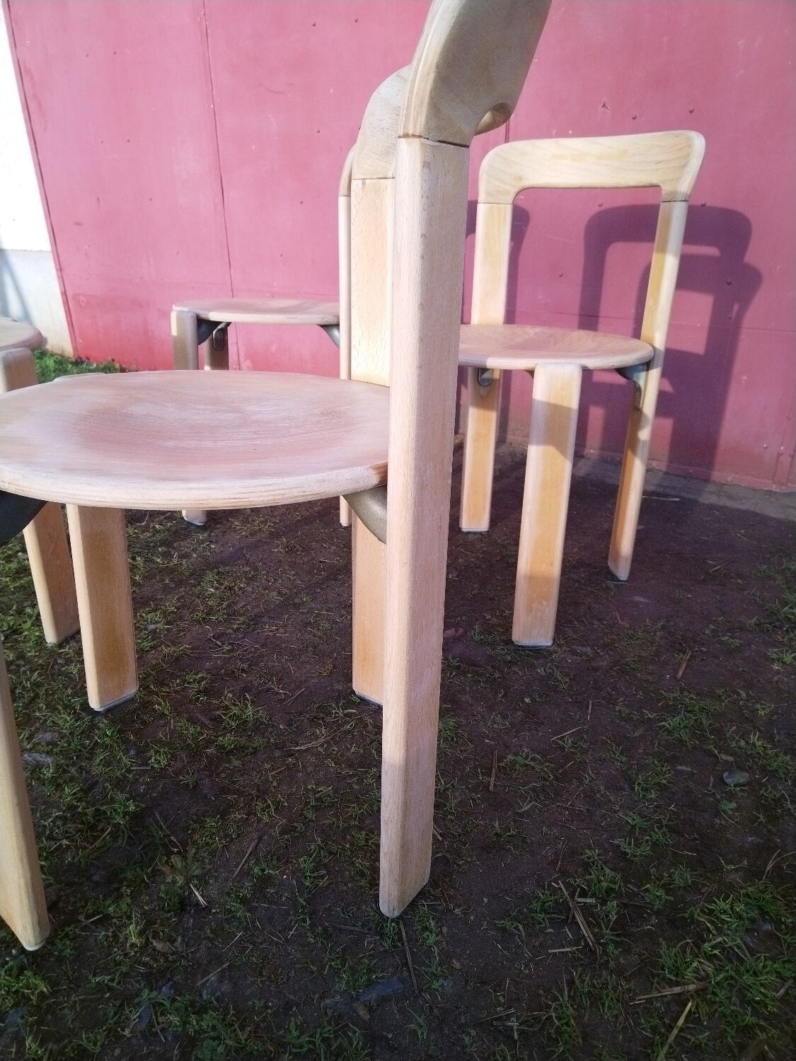 Living set with 4 chairs and a coffee table Bruno Rey