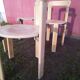 Living set with 4 chairs and a coffee table Bruno Rey