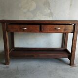 Old workbench with 2 large drawers