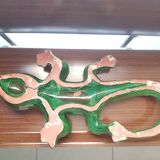 Green ceramic lizard