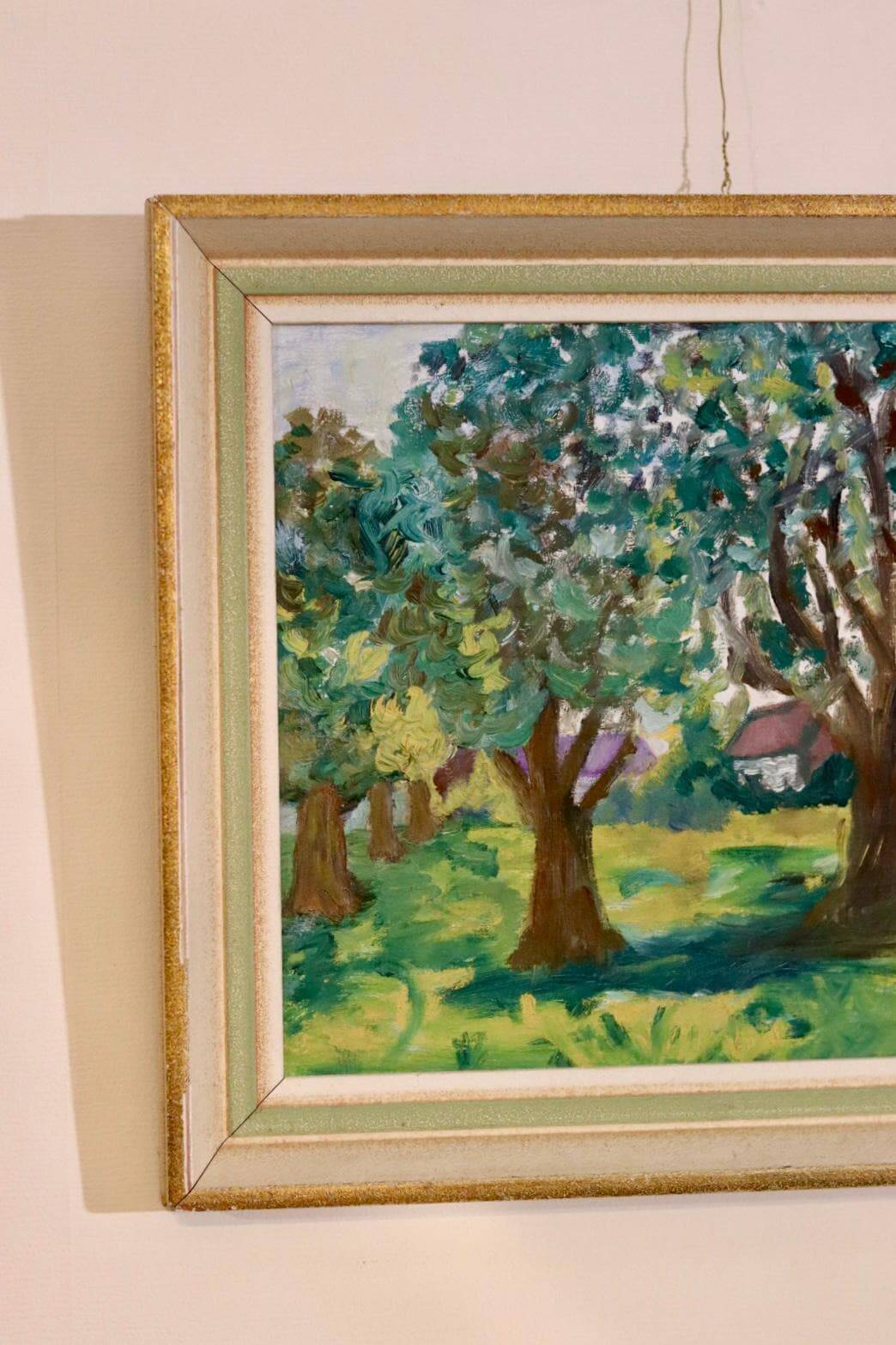 "House darkened by the trees" by A. Akalsson