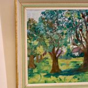 "House darkened by the trees" by A. Akalsson