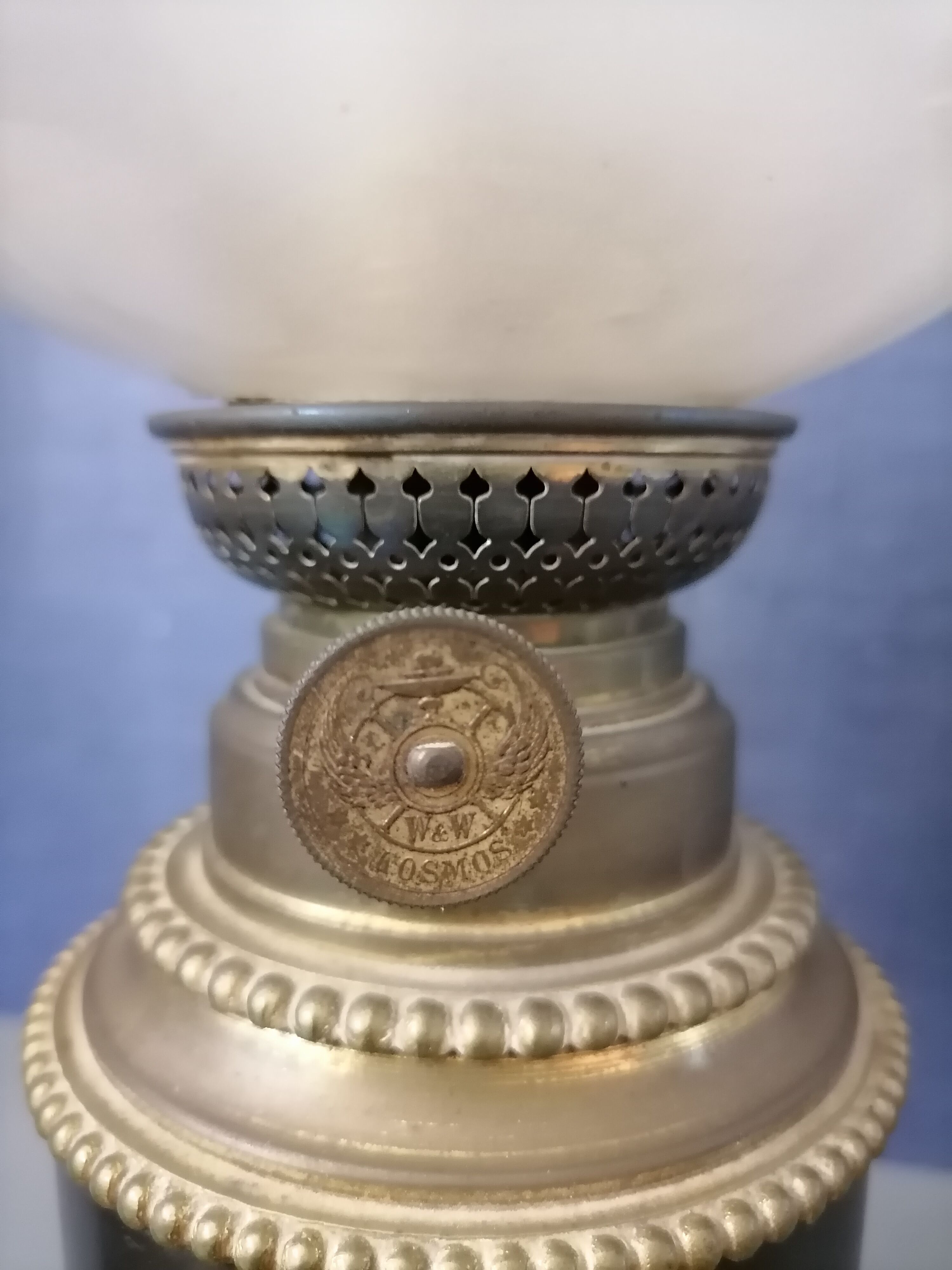 Paire de lampes à pétrole Napoléon III