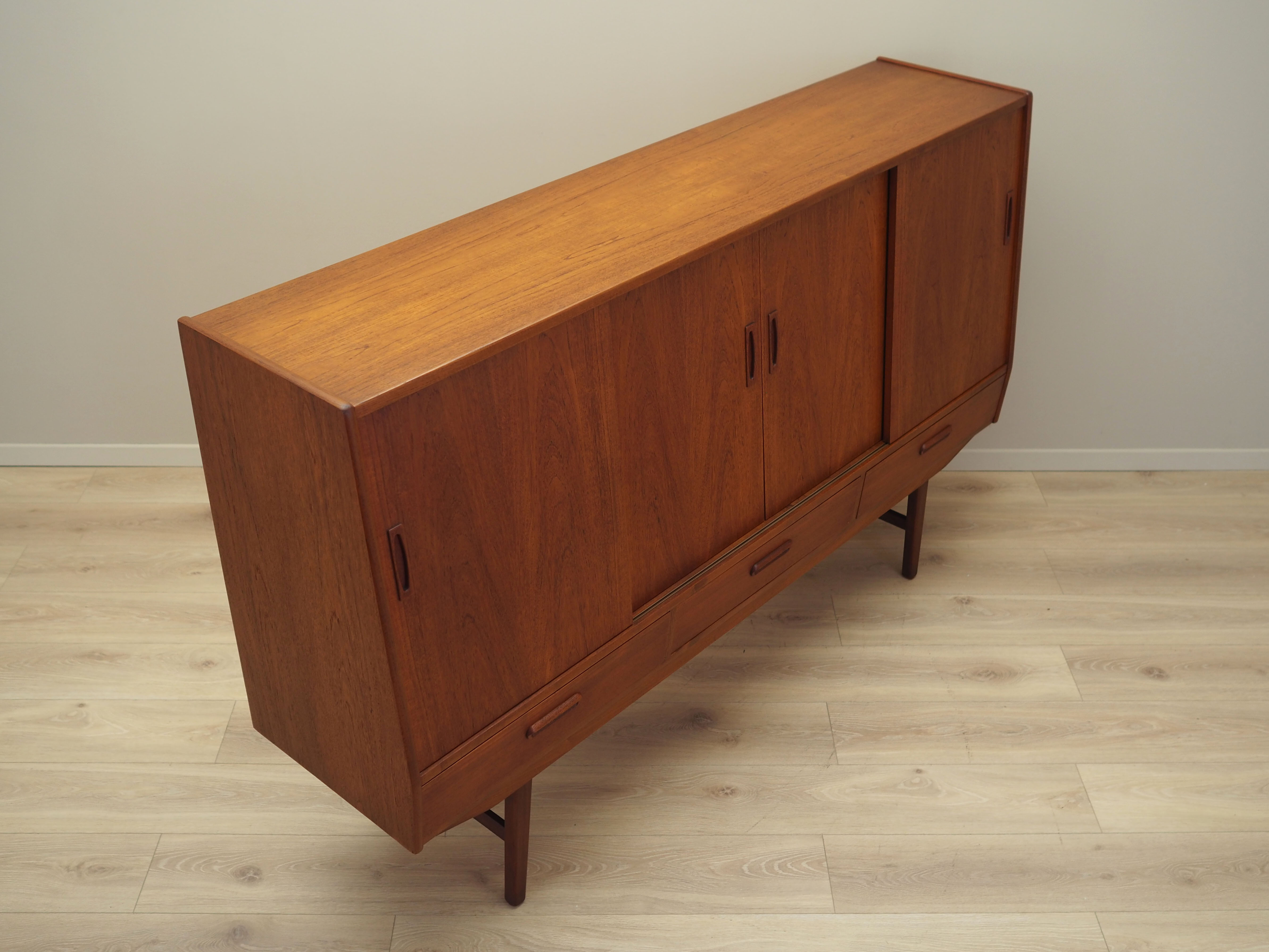 Teak highboard, Danish design, 1960s, Denmark