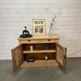 Parisian sideboard in raw wood