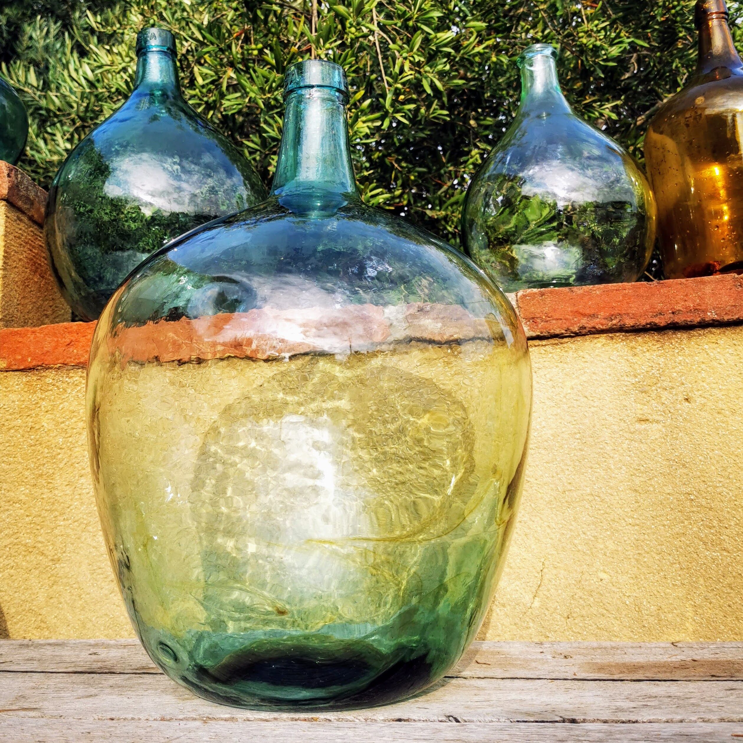 Demijohn green 20 liters