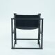 Radboud van Beekum black postmodern cube chair fm62, The Netherlands, 1981