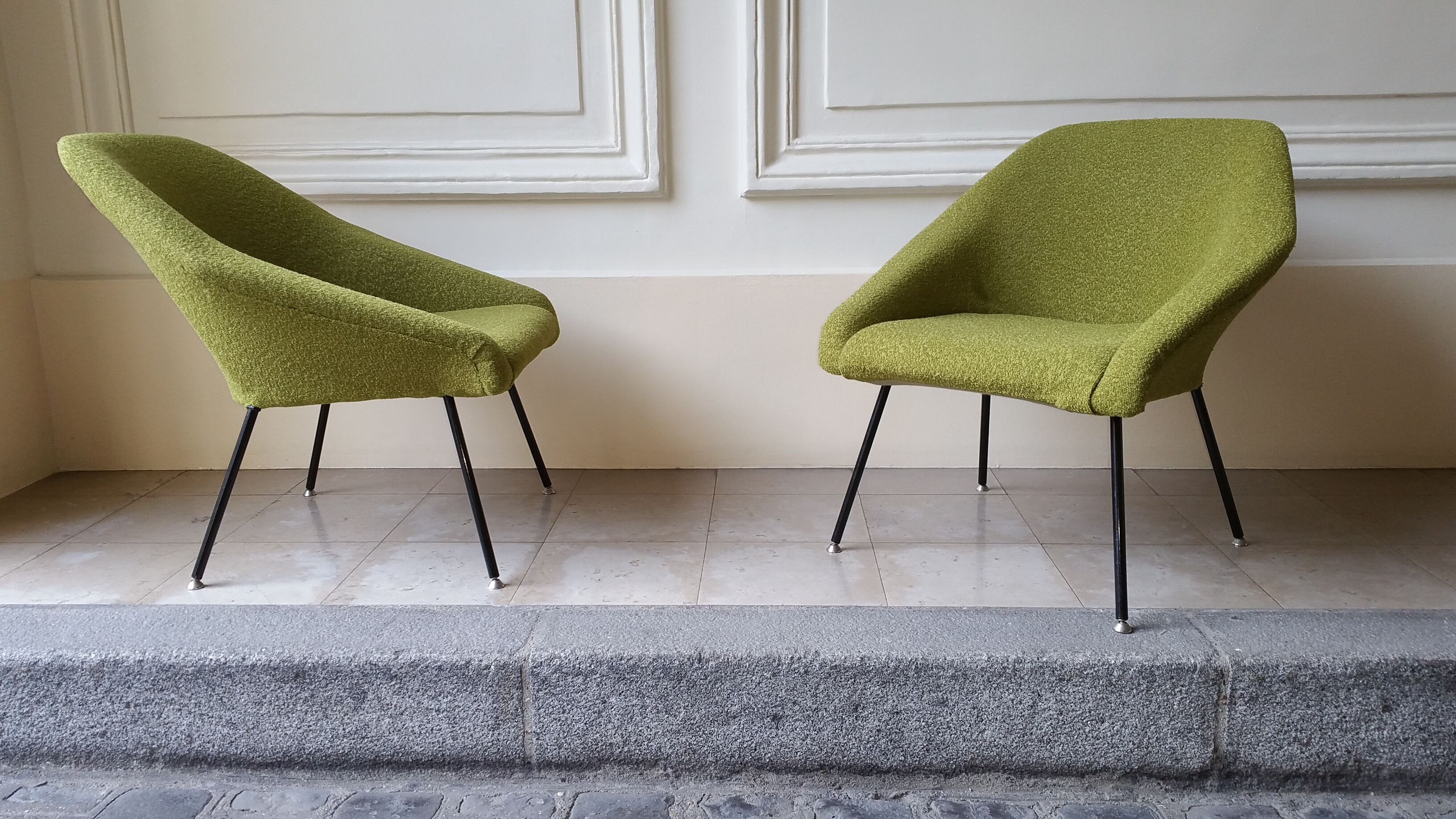 Set of 2 chairs 50 60 year cocktails
