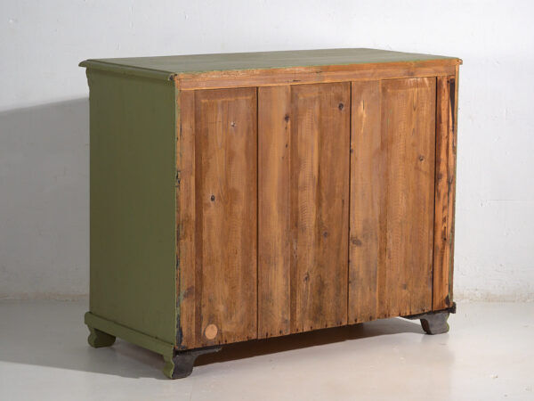 Antique olive green chest of drawers (circa 1920) #55