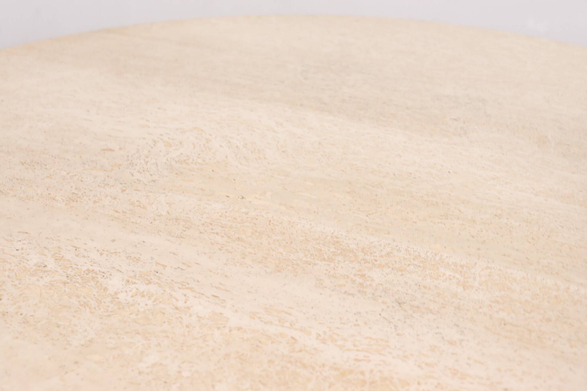 Italian travertine dining table, 1970s