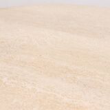 Italian travertine dining table, 1970s