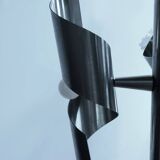 Space Age style stainless steel chandelier - 1960