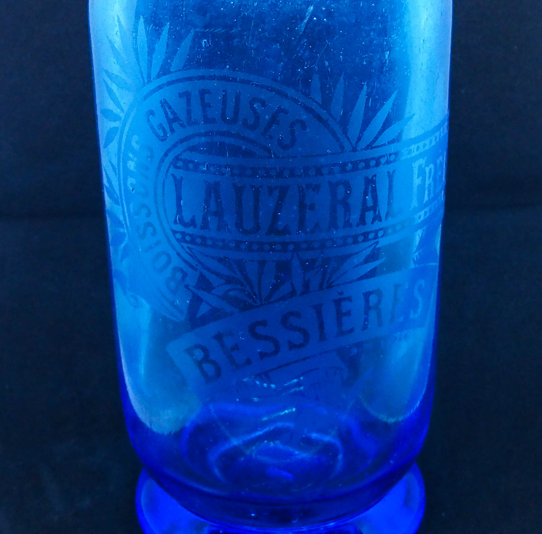 Siphon de bistrot bleu