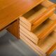 Mid-century Danish teak executive desk by Arne Vodder for H.P. Hansen, 1960s
