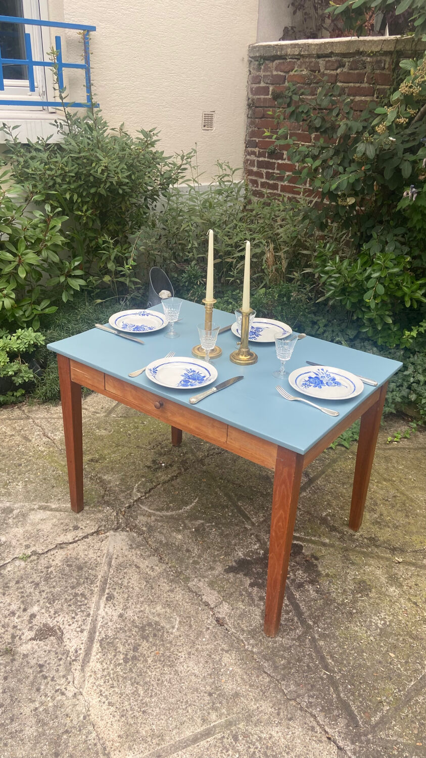 Small vintage farm table or desk 1940