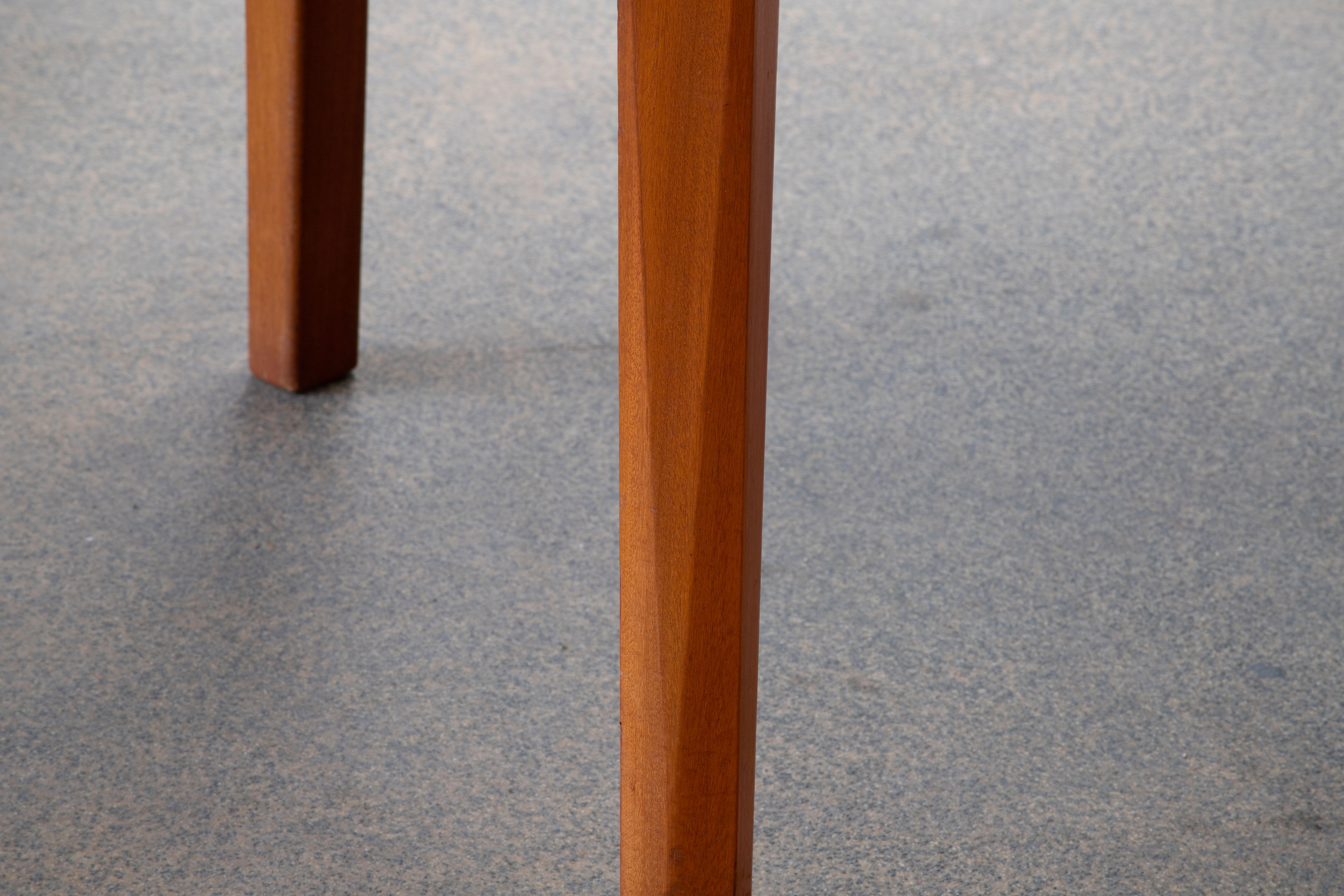 Scandinavian table in blond teck 1960