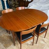 Danish table and 4 chairs