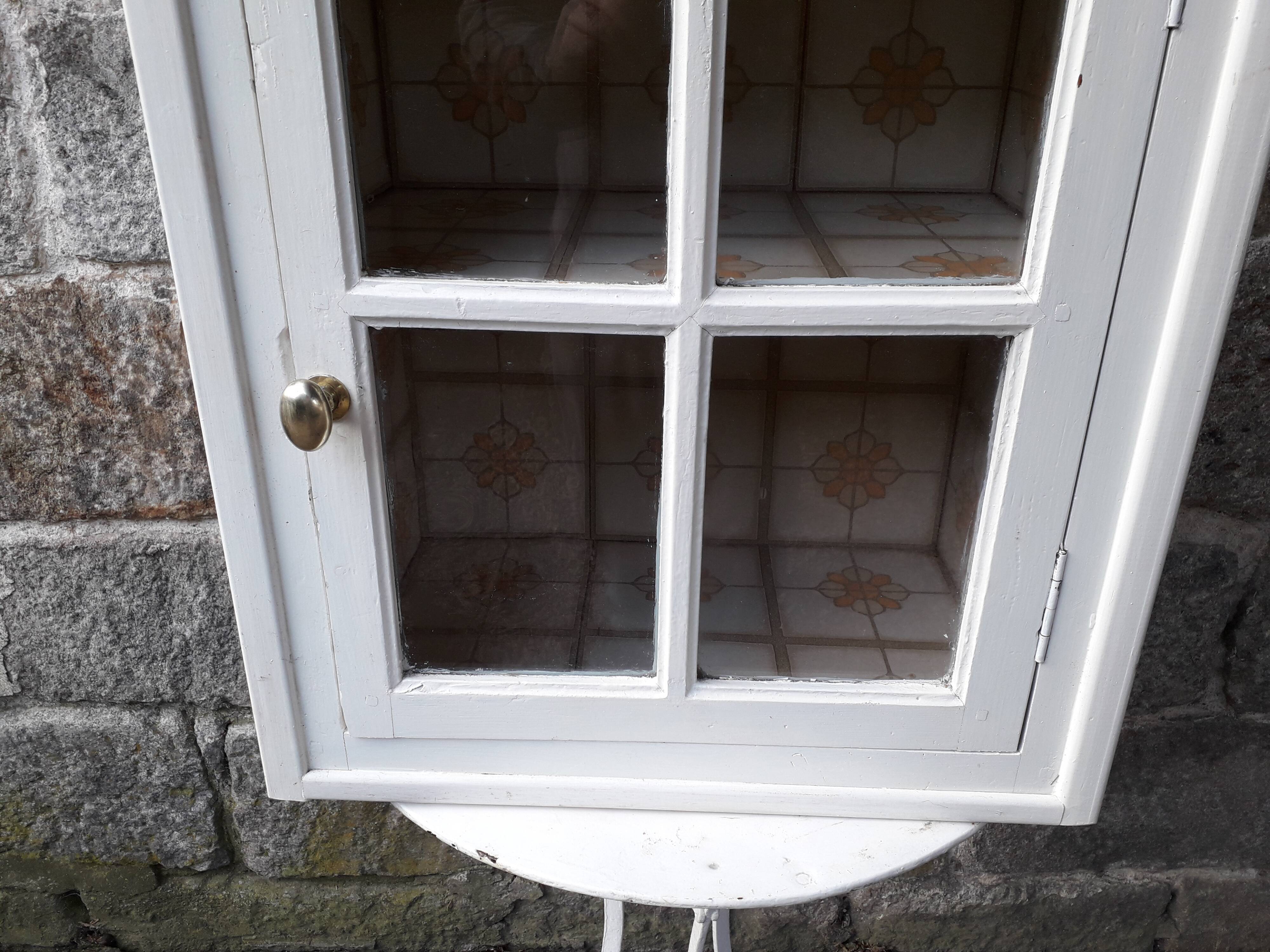 Showcase, vintage wall shelf