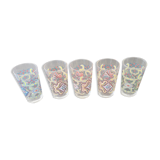 Set de 5 verres à thé ancie'