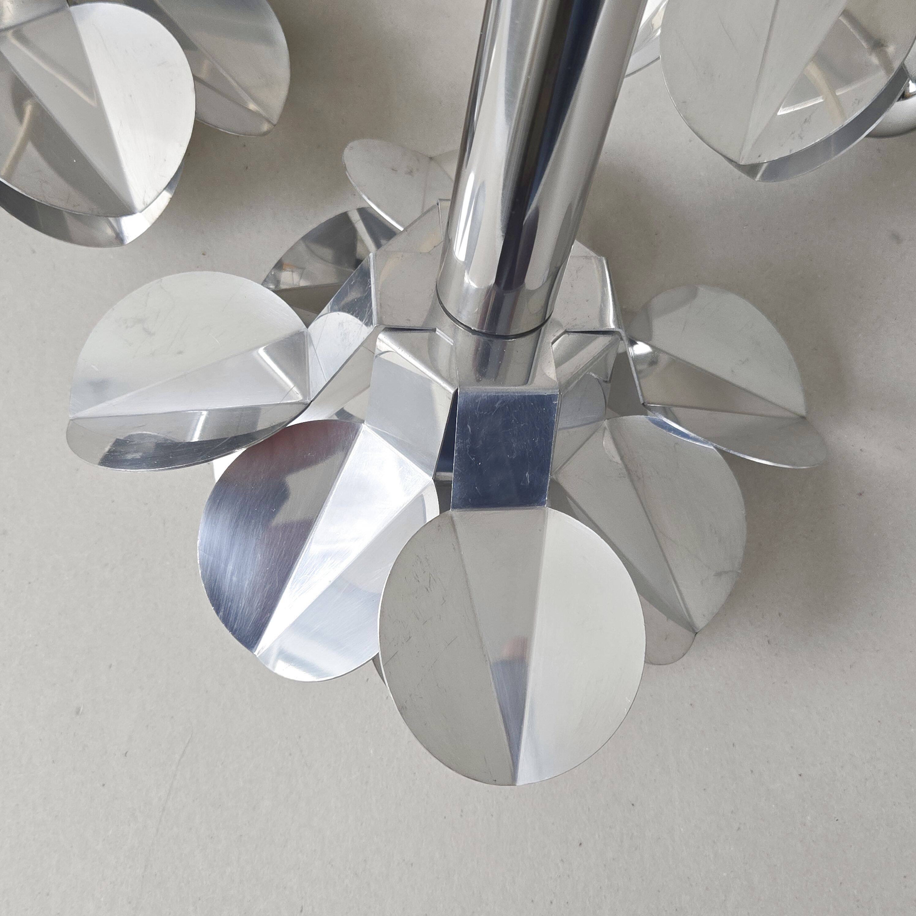 Vintage 1970 waterfall pendant light