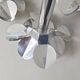 Vintage 1970 waterfall pendant light