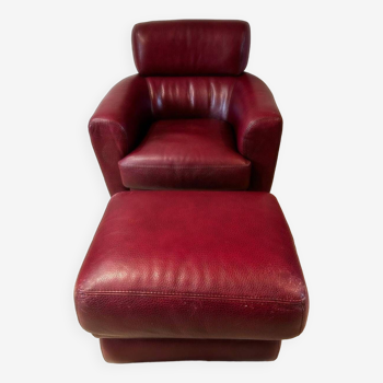 Fauteuil et pouf Roche Bobois