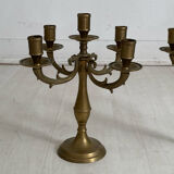 Pair of brass candlestick holders.