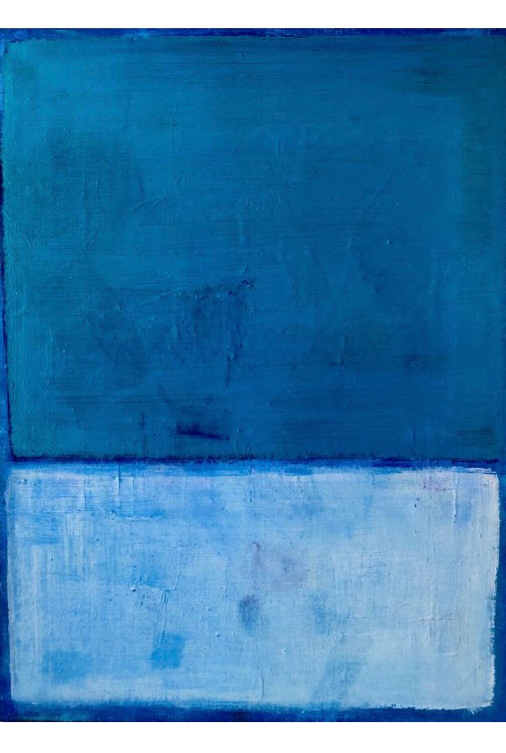 Abstract Blue Table