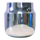 Chrome vase 'Tactile' Menu