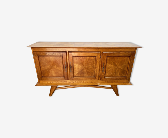 Enfilade en chene vintage 50/60 design Francais meuble SEGALOT Paris