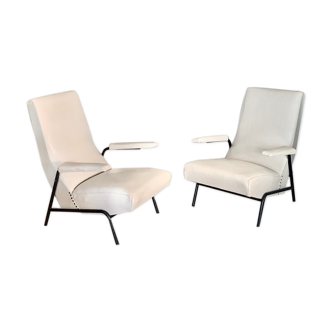 Pair of armchairs Guy Besnard, 1953