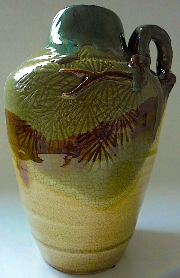 Japanese stoneware vase