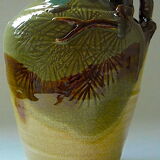 Japanese stoneware vase