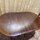 Large Extendable English Table Mahogany Regency Style Claw Feet Brass