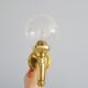 Wila wall lights set 1970s, wall lamps gold glass, indirect lighting