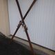 Ancienne paire de skis en bois l'Alpestre