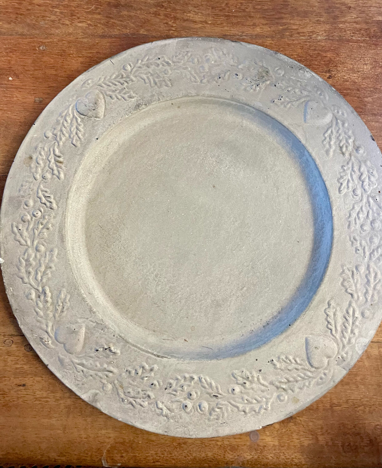 Pair of trays under plates Gray