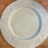 Pair of trays under plates Gray