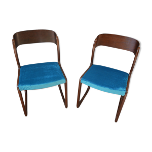 paire de chaises traineau