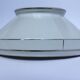 Salad bowl Art Deco porcelain silver net