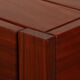 Paire de tables de chevet en orme pour Maison Regain, 1970