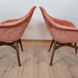 Shell restored armchairs by Miroslav Navratil