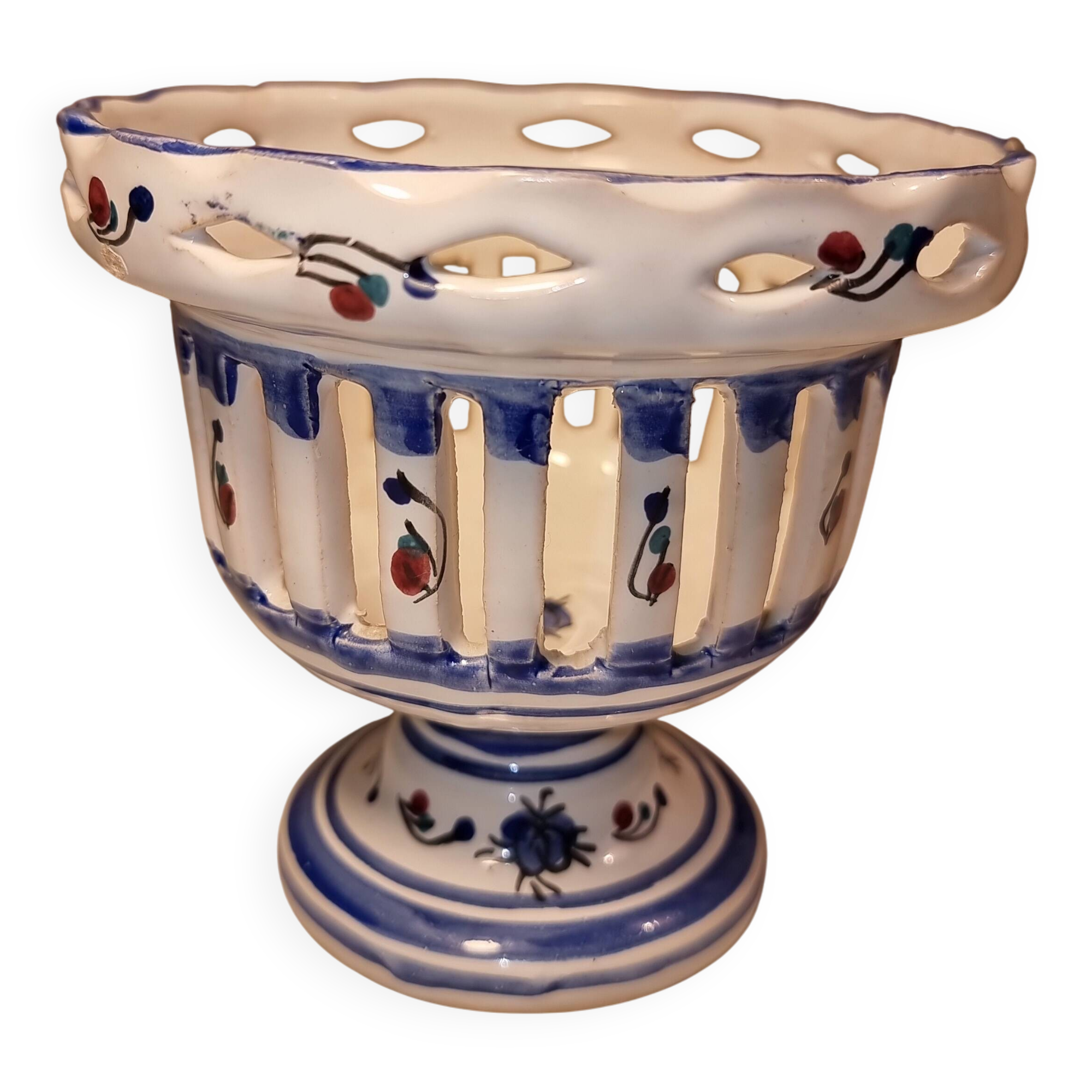 Latticework porcelain lantern